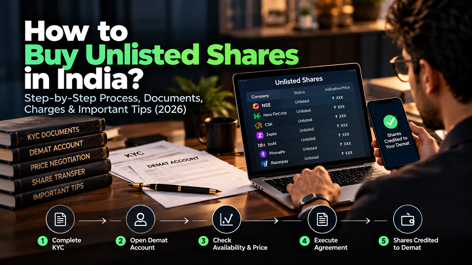 How to Buy Unlisted Shares in India: Step-by-Step Process